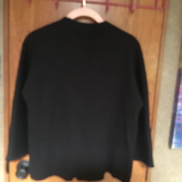 NWOT. JM Collection Women’s Size Small Petite Black Sweater Knit Jacket - Picture 9 of 9
